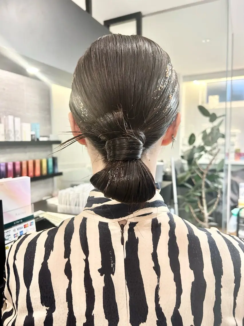 ヘアアレンジ ヘアセット 🎀ヘアセット透明感 /REINA🎀のヘアスタイル