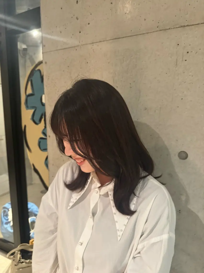 ヘアカラー RESSUAL くるみのヘアスタイル