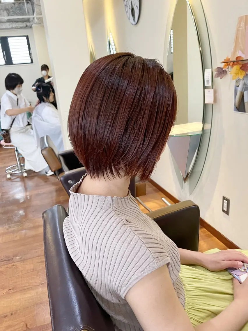 ショート カラー ヘアカラー 髪質改善/ショート/ 籠本　勇太のヘアスタイル