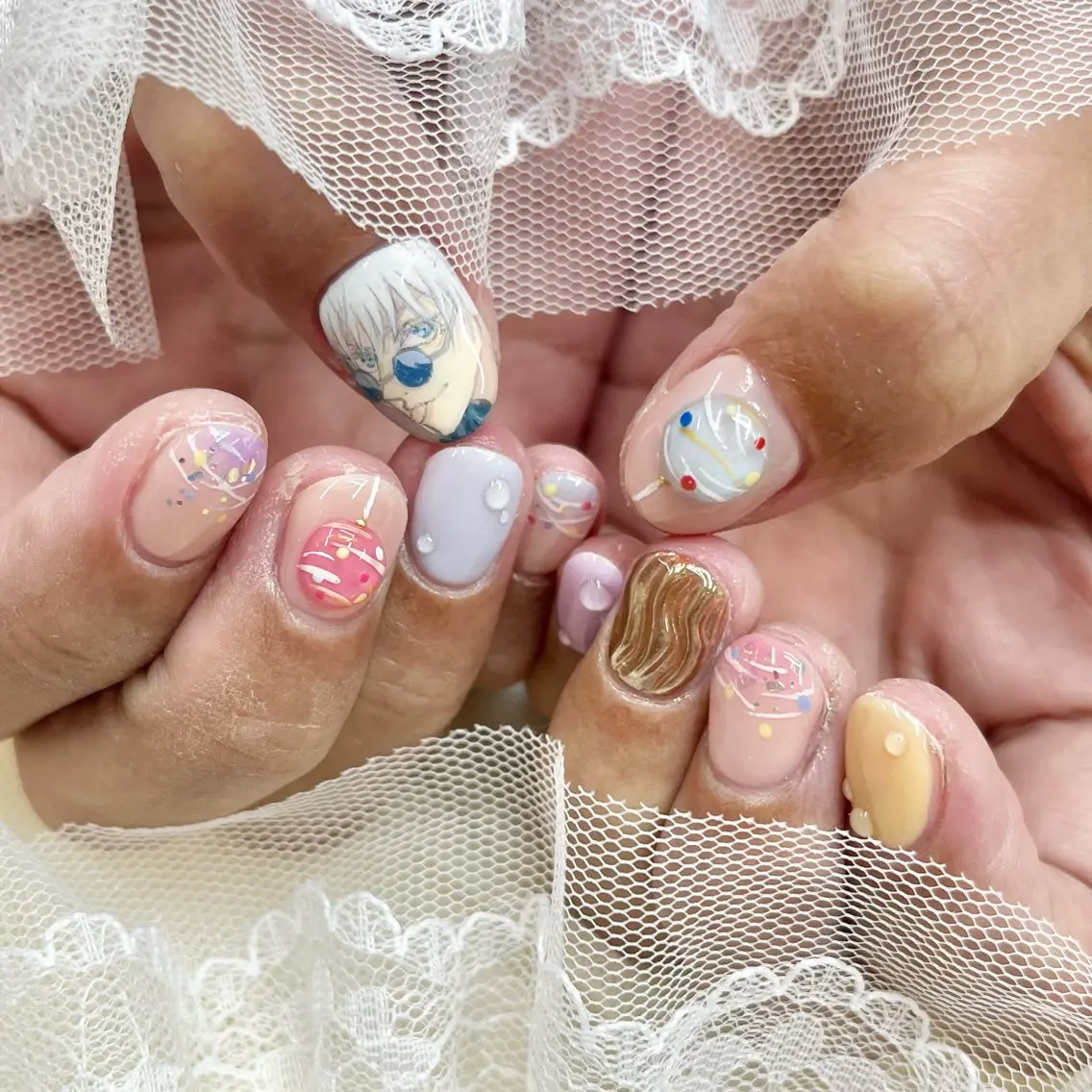 ネイル ハンドネイル 池袋痛ネイル Nok. 渡辺のネイルデザイン