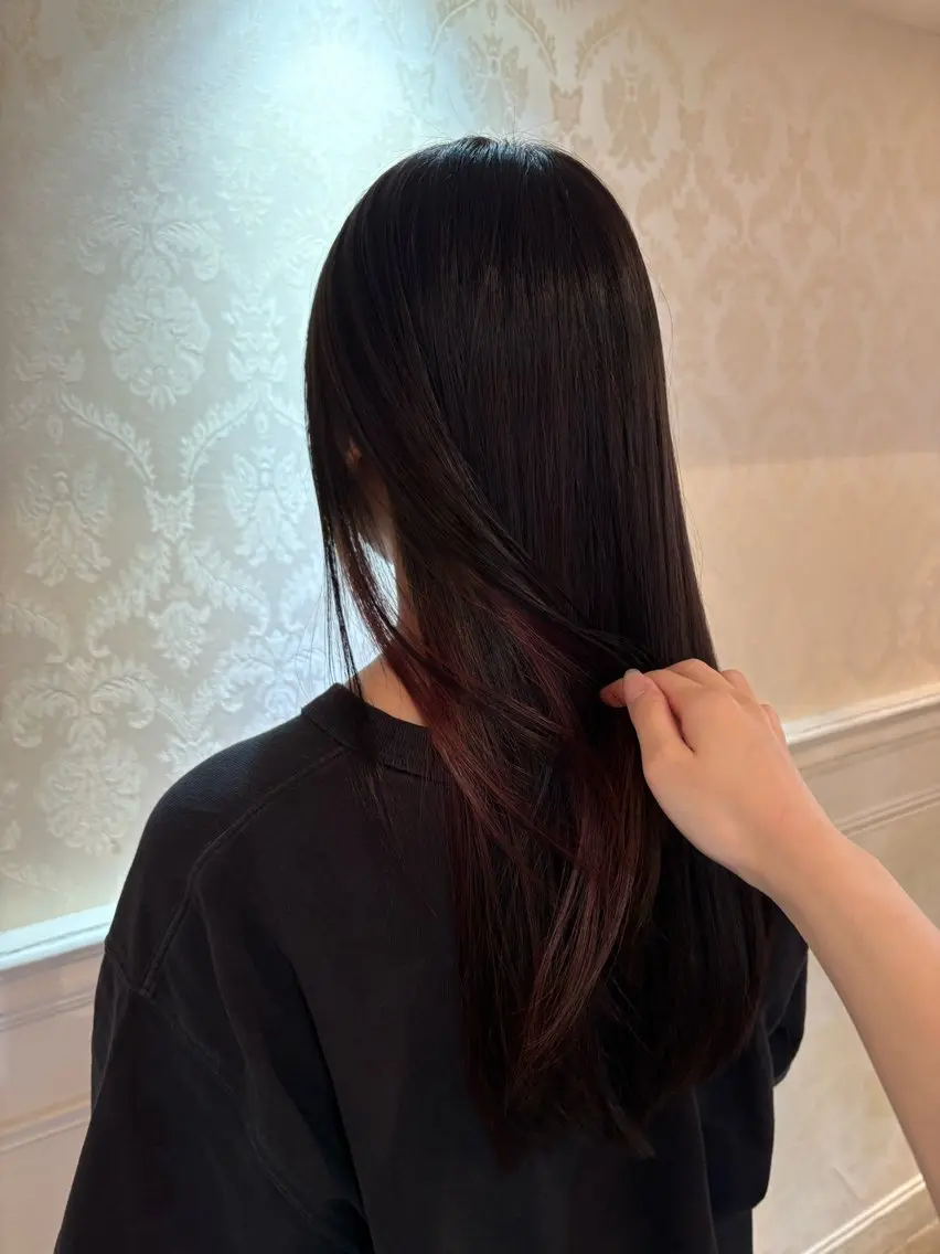 ロング レイヤー/似合わせ カラー　大川 結羽のヘアスタイル