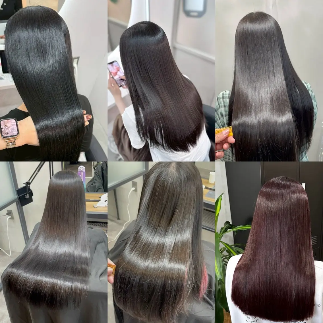セミロング 縮毛矯正 トリートメント ALLEN hair 梅田店のヘアスタイル
