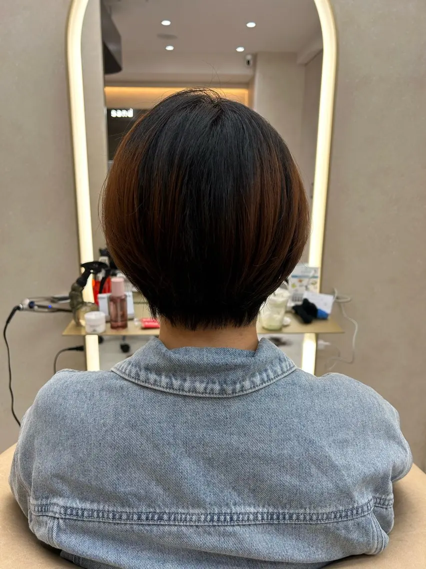 ショート ショートヘア ボブ/レイヤー/縮毛 池袋/美容師♡ゆいかのヘアスタイル