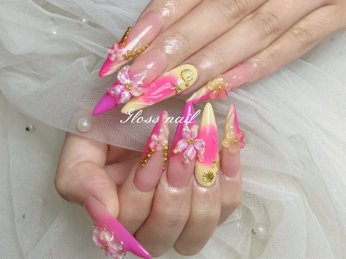 ネイル ハンドネイル ハンドケア Meri💅 Gloss nailのネイルデザイン