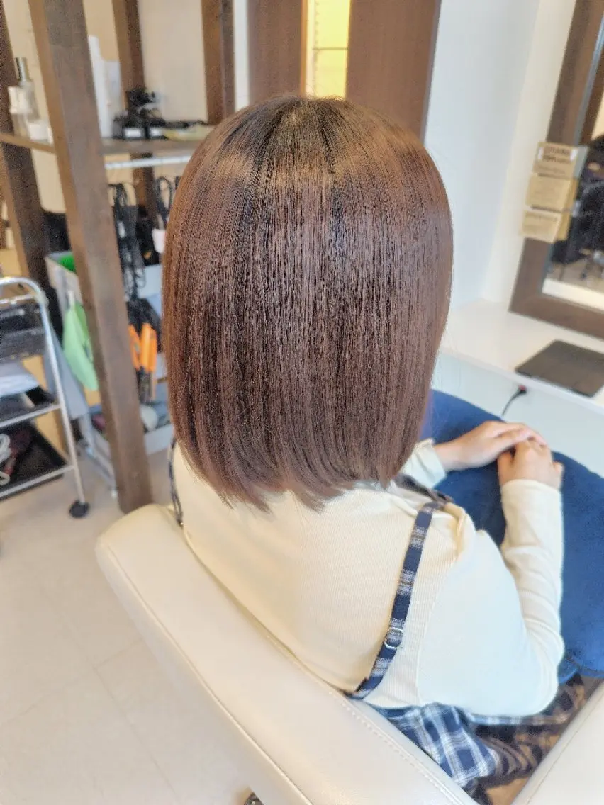 ショート 縮毛矯正 三浦 瑞華のヘアスタイル