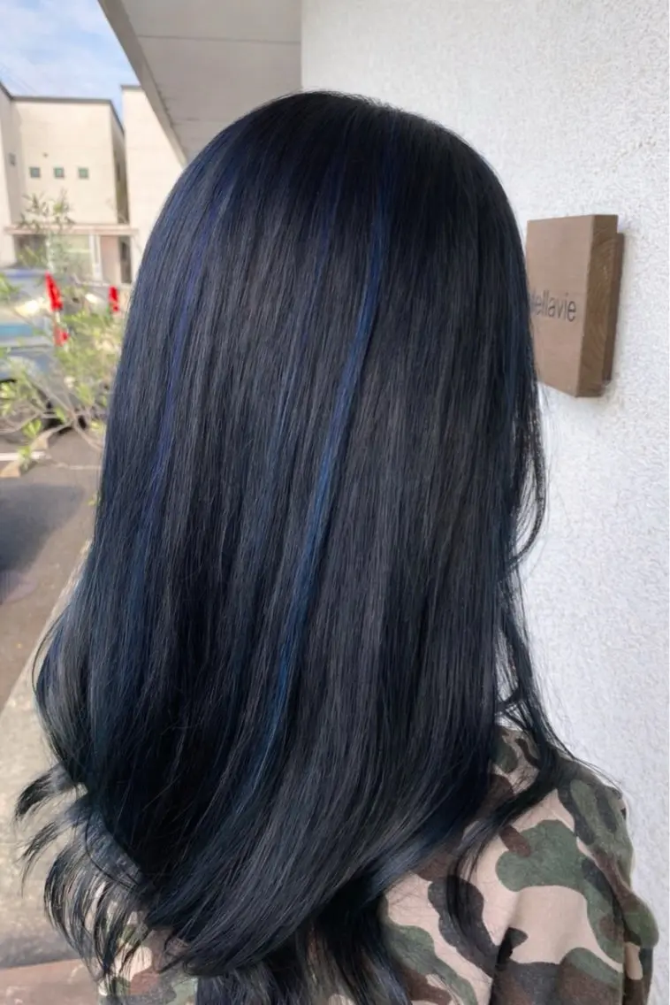 ロング ハイライト カット ヘアカラー トリートメント 関谷 のぞみのヘアスタイル