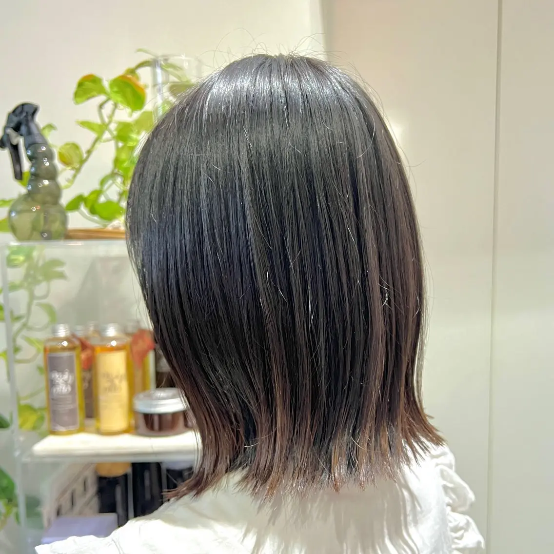 ミディアム ボブ 外ハネヘア カット 🌷ショートレイヤー ヘッドスパ🌷鈴木のヘアスタイル