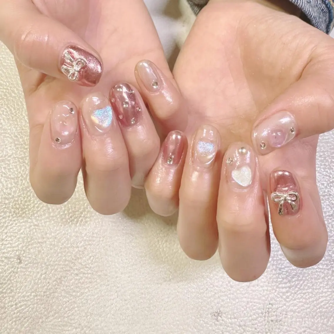 ネイル 長さ出し/フィルイン Chiaraのネイルデザイン