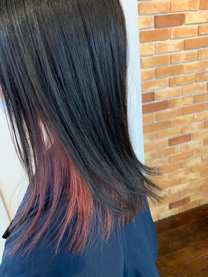 🌈インナーカラー(ブリーチ込み)+シャンプーブロー🌈の写真