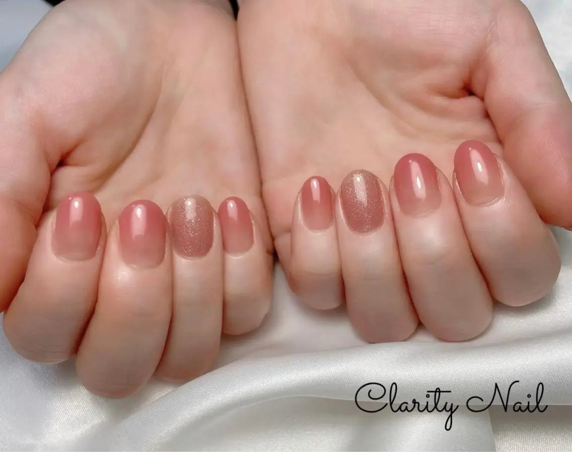 ネイル グラデーション ハンドネイル Clarity Nailのネイルデザイン