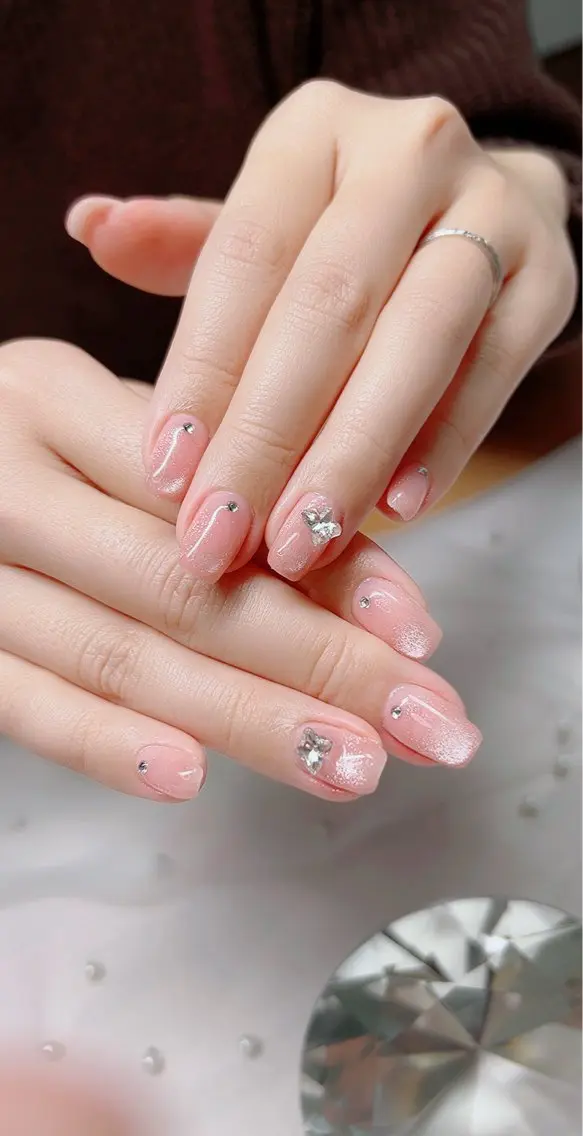 ネイル マグネットネイル マグネットワンカラー ワンカラーネイル 春ネイル ハンドネイル Cute Tips nailのネイルデザイン