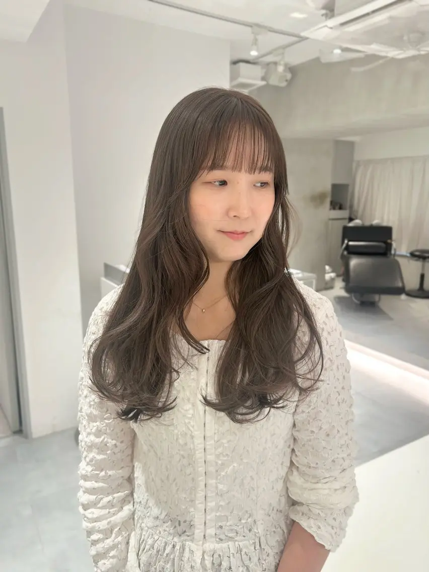 ロング カラー カット ヘアカラー 🧚つやさらhair 🧚manakaのヘアスタイル