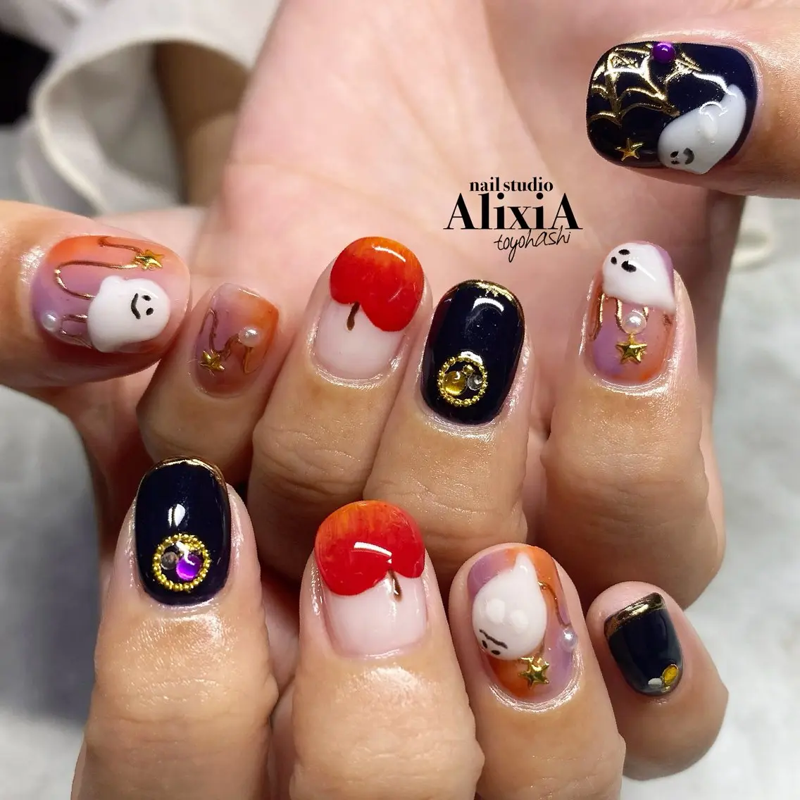 ネイル ハンドネイル AlixiA ゆみのネイルデザイン