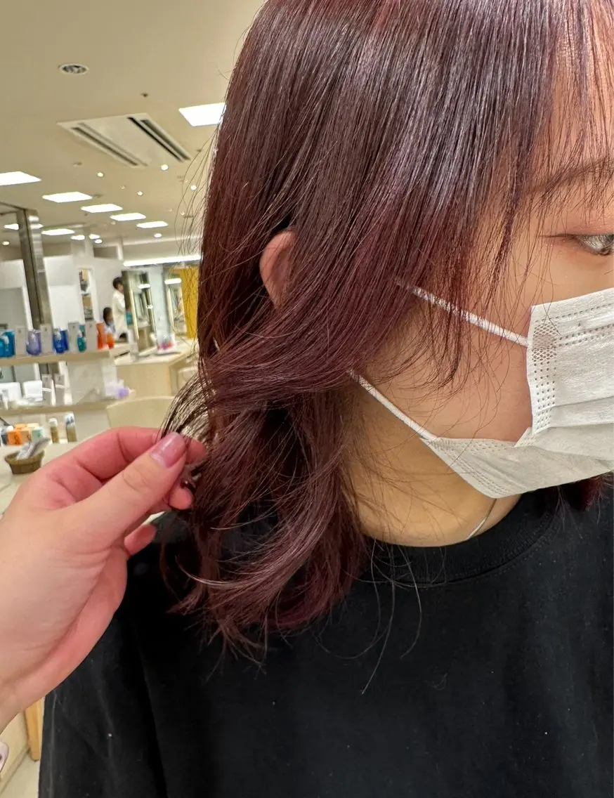 ショート カラー ベージュカラー ブリーチ ケアブリーチ 透明感カラー ダブルカラー 艶髪 黄金比みくのヘアスタイル