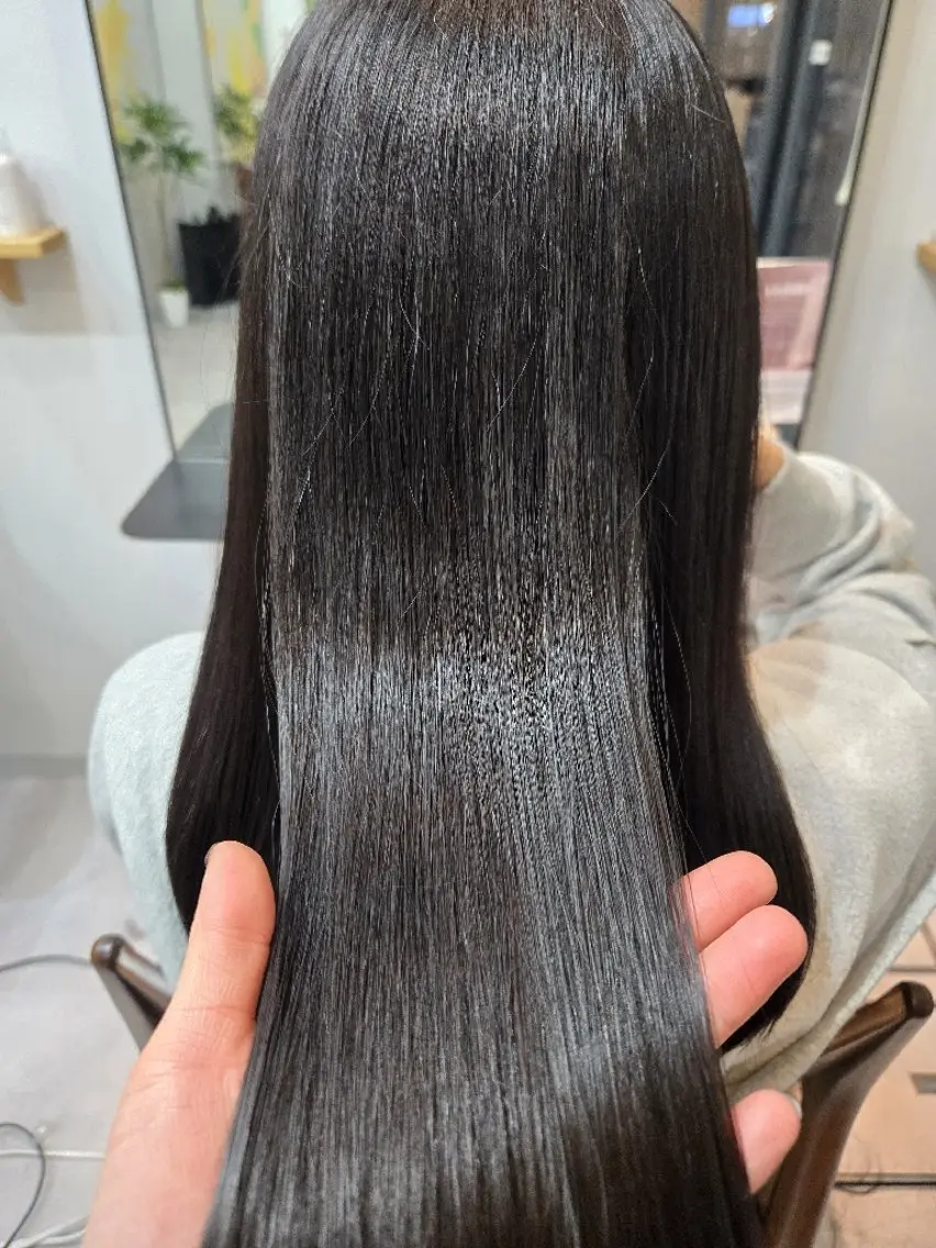 セミロング 髪質改善 カット トリートメント 野村 果音(カノン)のヘアスタイル
