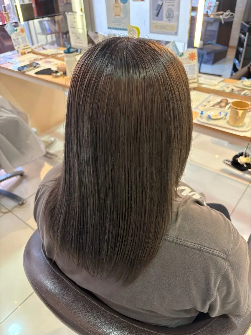 ミディアム カラー ヘアカラー モデル募集中/ おうかのヘアスタイル