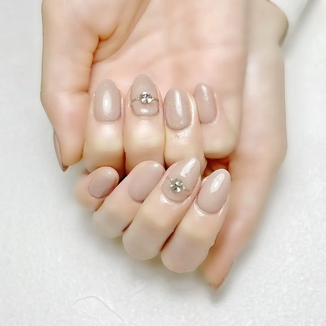 ネイル オフィスネイル ワンカラーネイル 春ネイル rouse nail RISATOのネイルデザイン