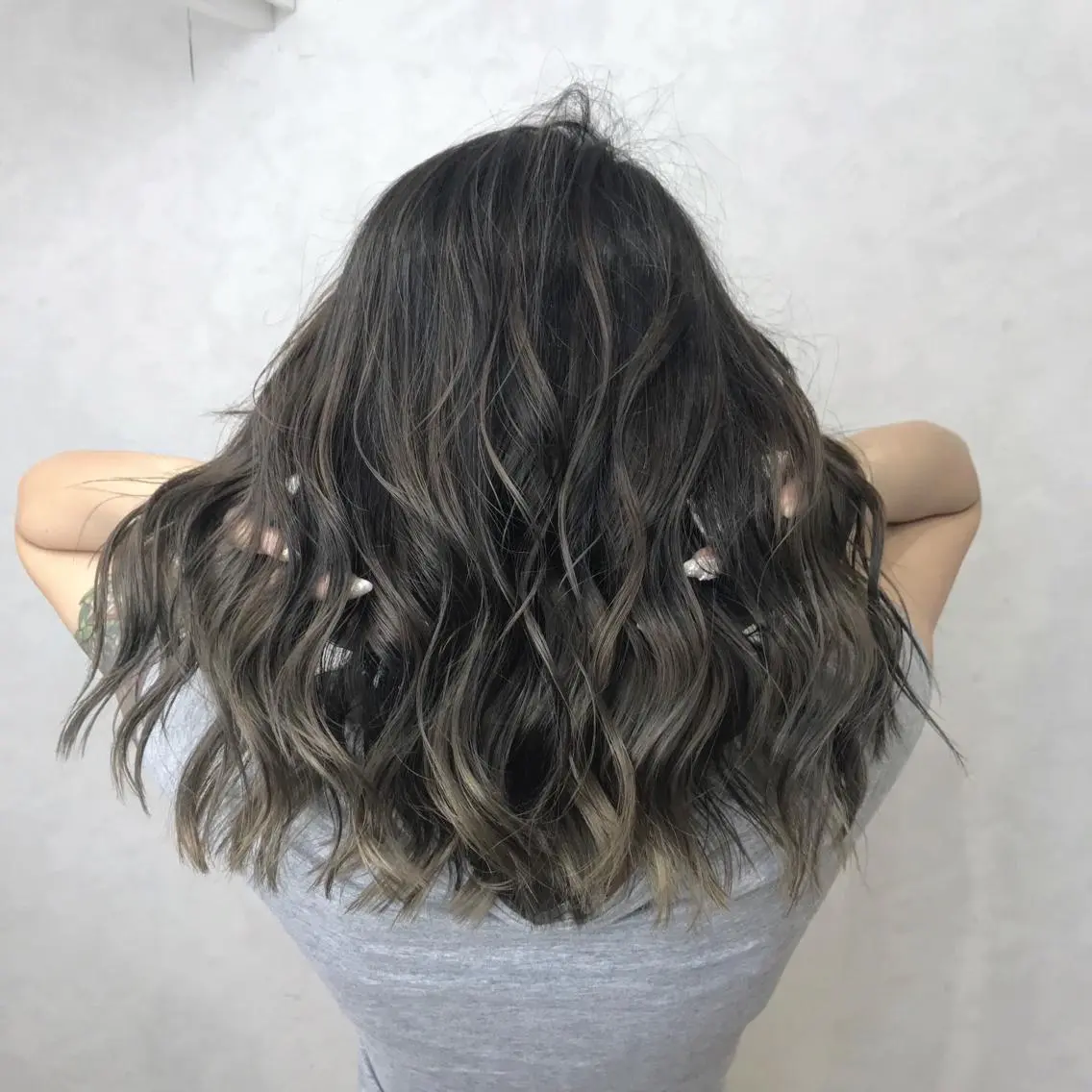 セミロング カラー LUSTRE クロサワのヘアスタイル