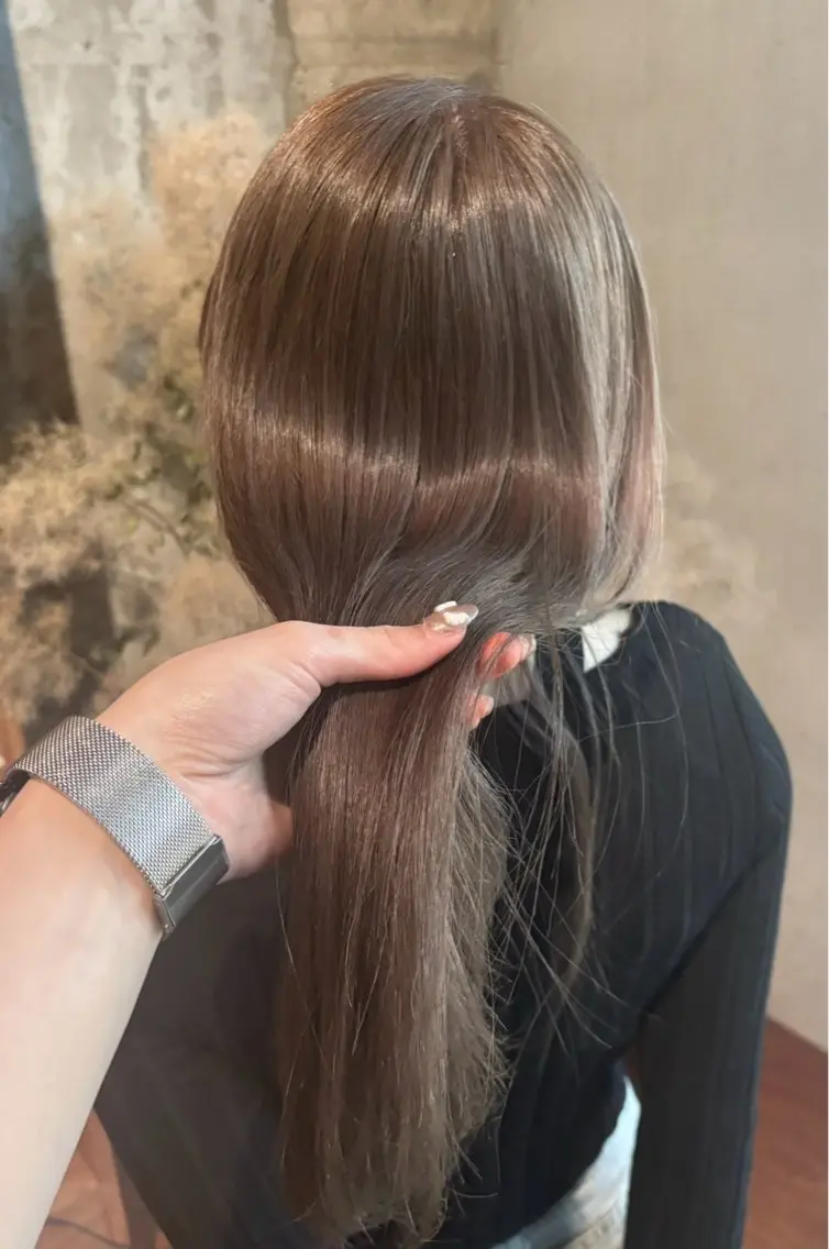 【ブリーチケアmenu🫧】W color➕BYKARTE 5stepトリートメントの写真