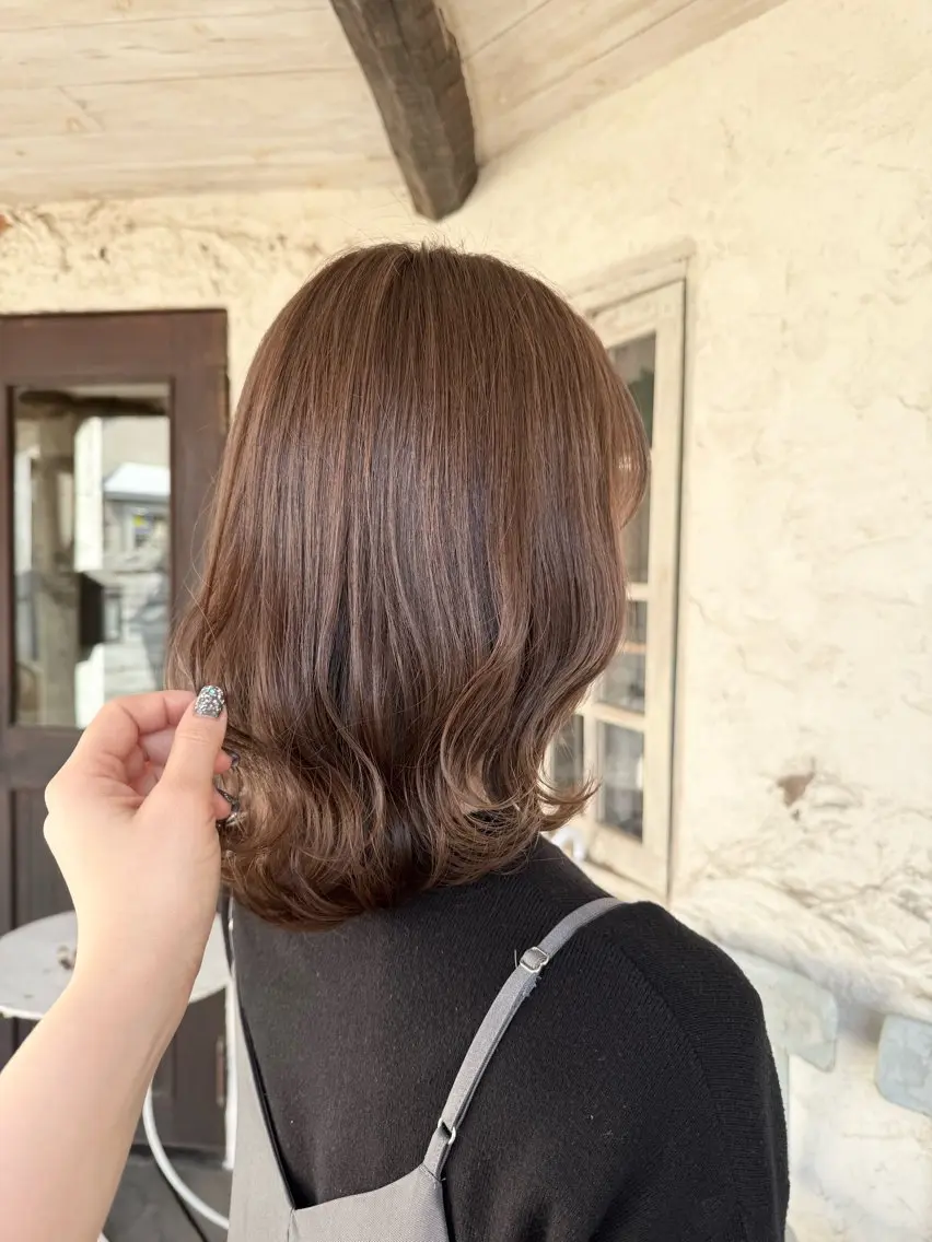 【cut ＋ color】🧸 ミディアムの写真