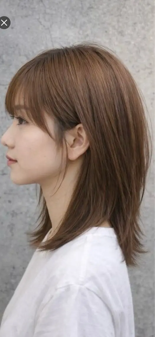 ミディアム ひばりヶ丘美容室 カット石井里佳のヘアスタイル