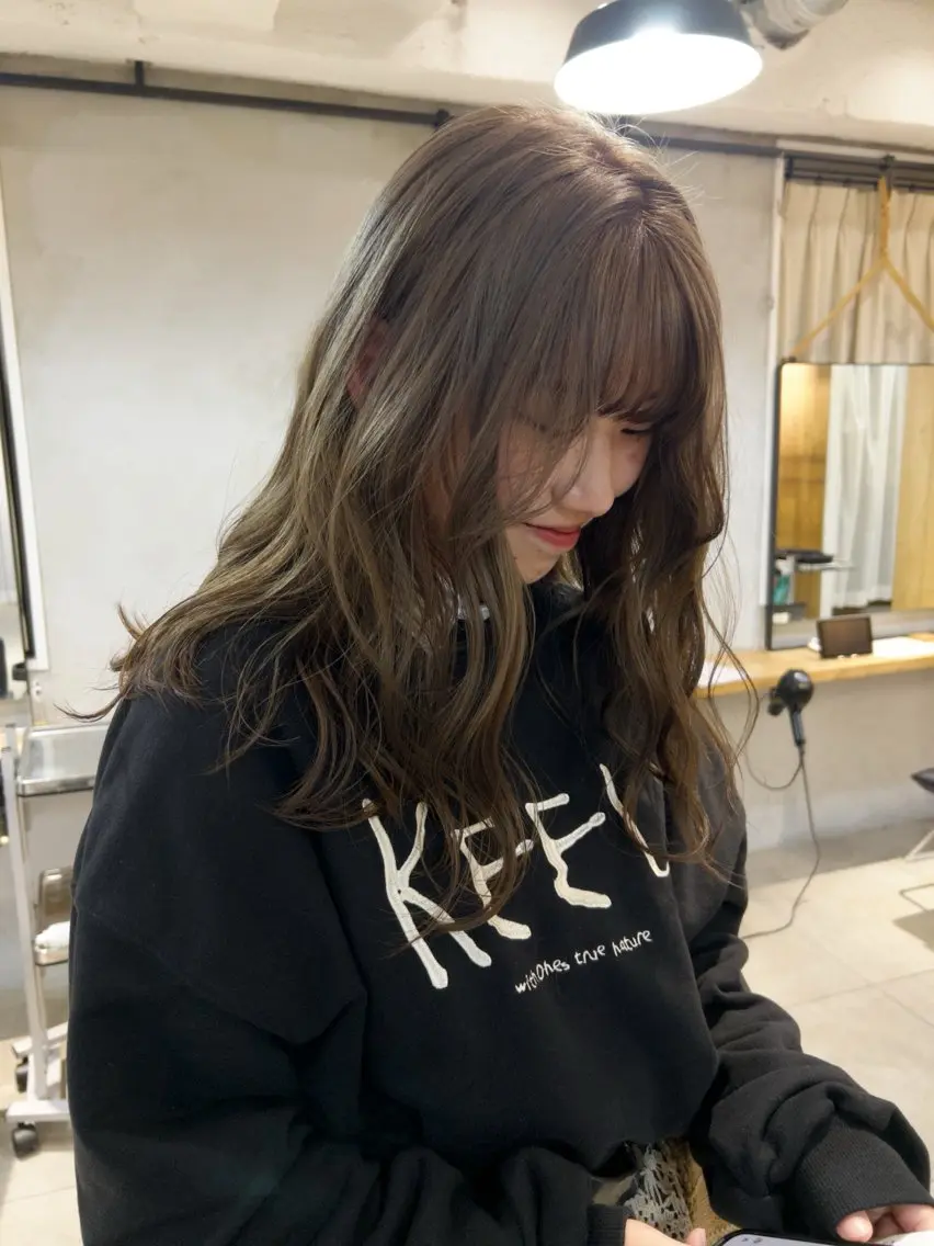 セミロング カラー ❕マンツーマン施術❕ 🍊Moemiのヘアスタイル