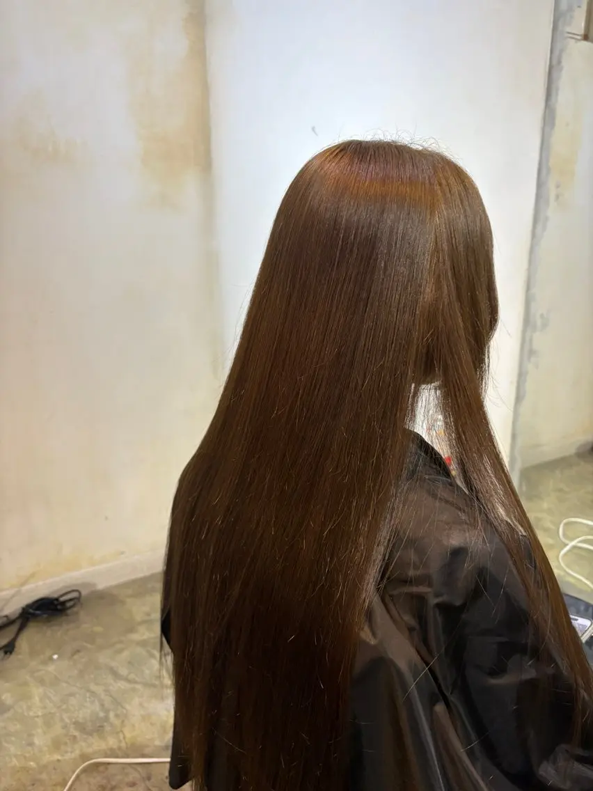 カラー 東 かれんのヘアスタイル