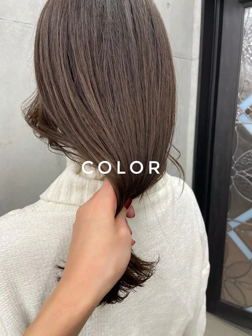 【3回目以降🦋】ツヤカラー(シャンプーブロー代込)の写真