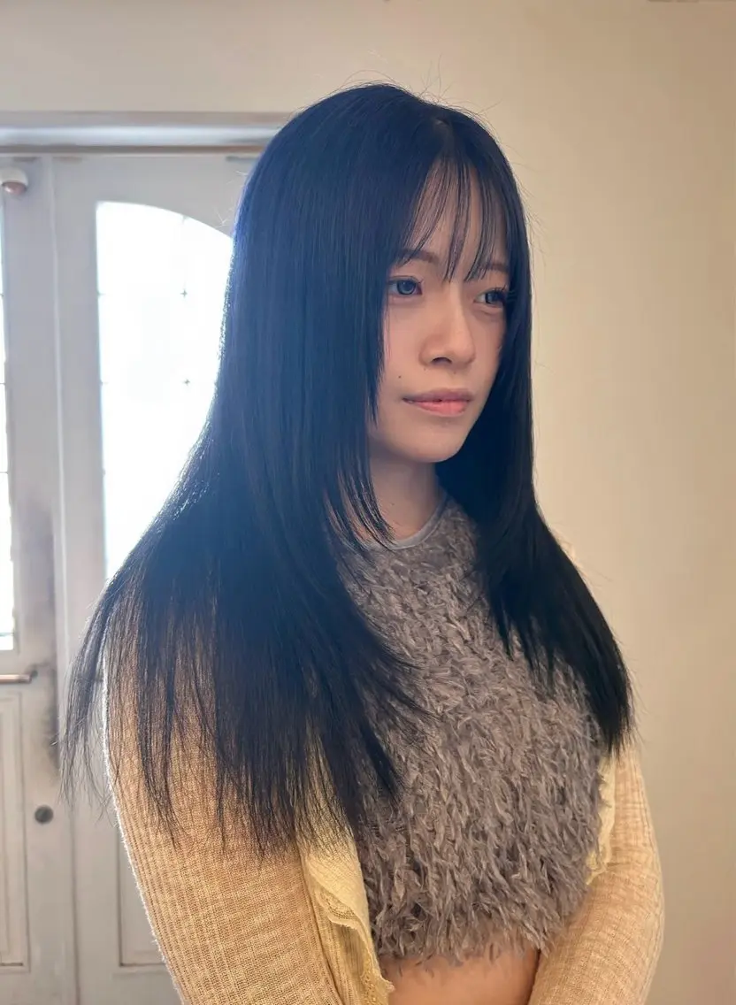 ロング カラー カット ヘアカラー ラーム松江乃木店 /モデル募集_川上のヘアスタイル