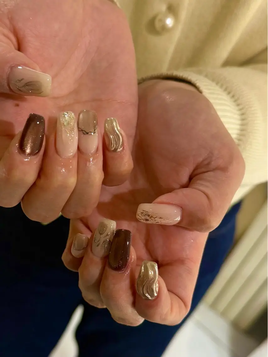 ネイル 持ち込み ハンドネイル ハンドケア Charme. NOBUKOのネイルデザイン