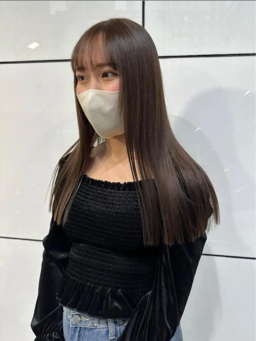 艶髪ワンカラー＋髪質改善トリートメント✨🫧の写真