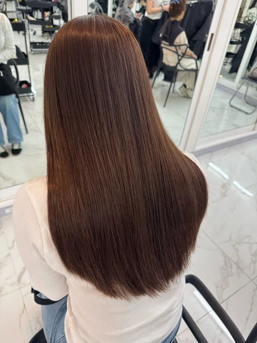 カット+縮毛矯正+TR💇🏼♀️🫧の写真