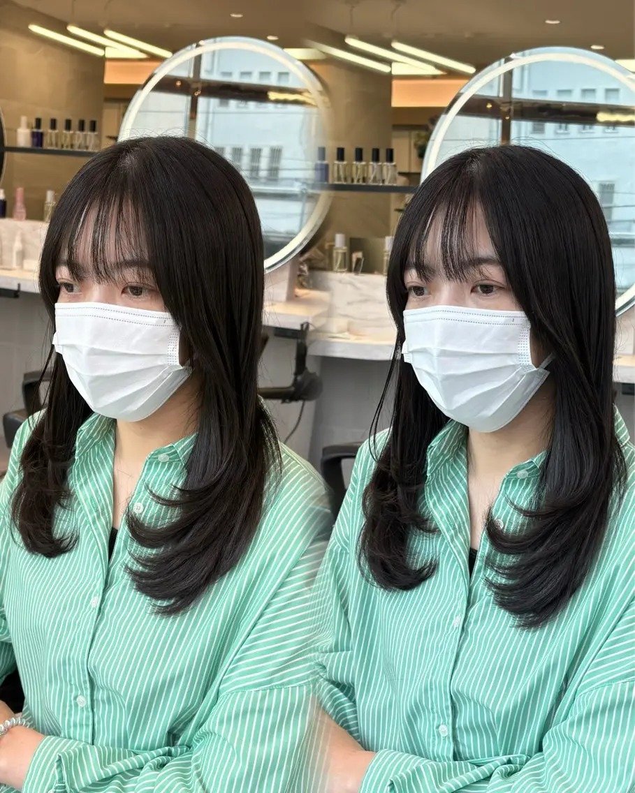 【新規】大人気韓国レイヤーカット✨あなたにぴったりのスタイルを✨の写真