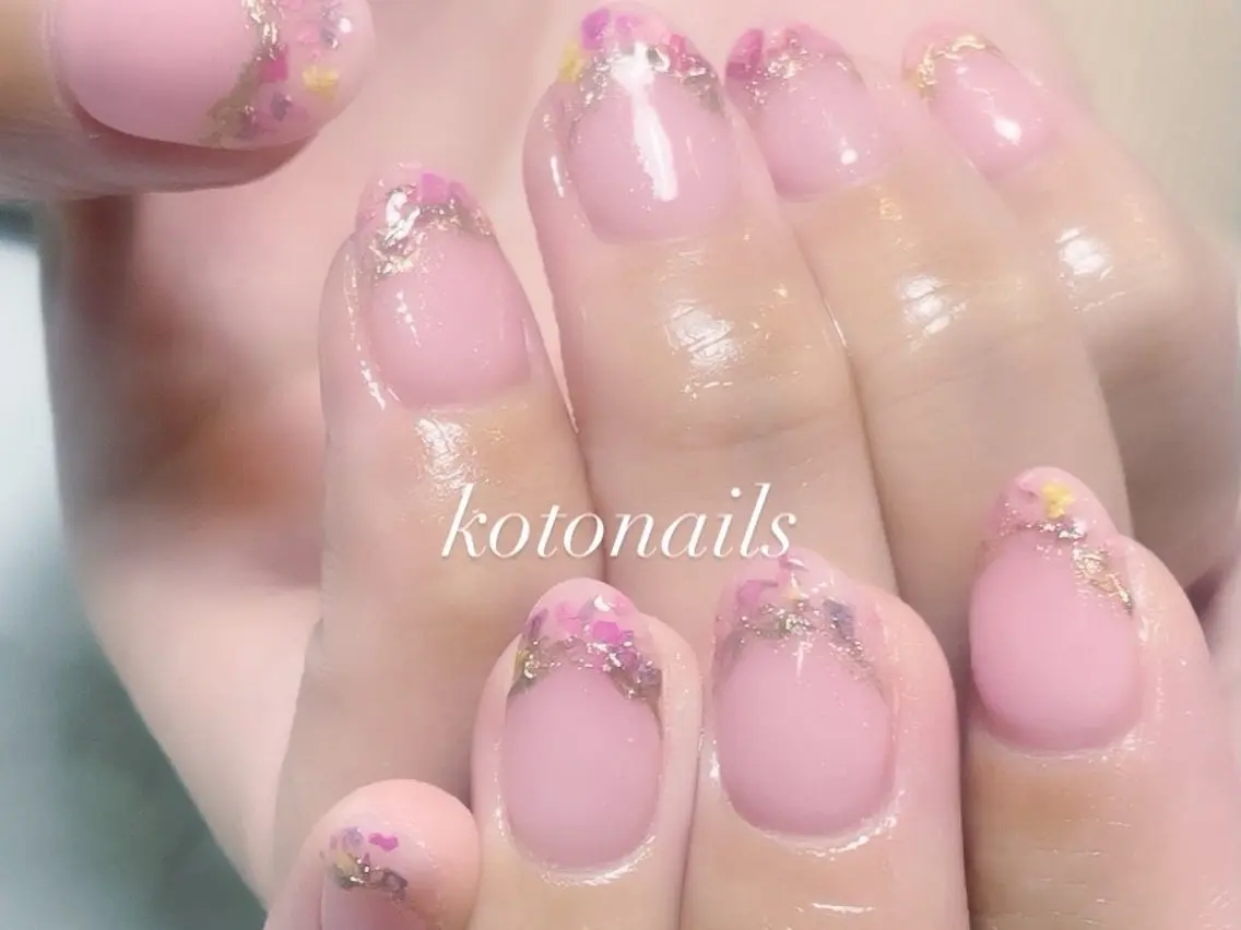 ネイル アートネイル フラワーネイル 春ネイル koto nailsのネイルデザイン