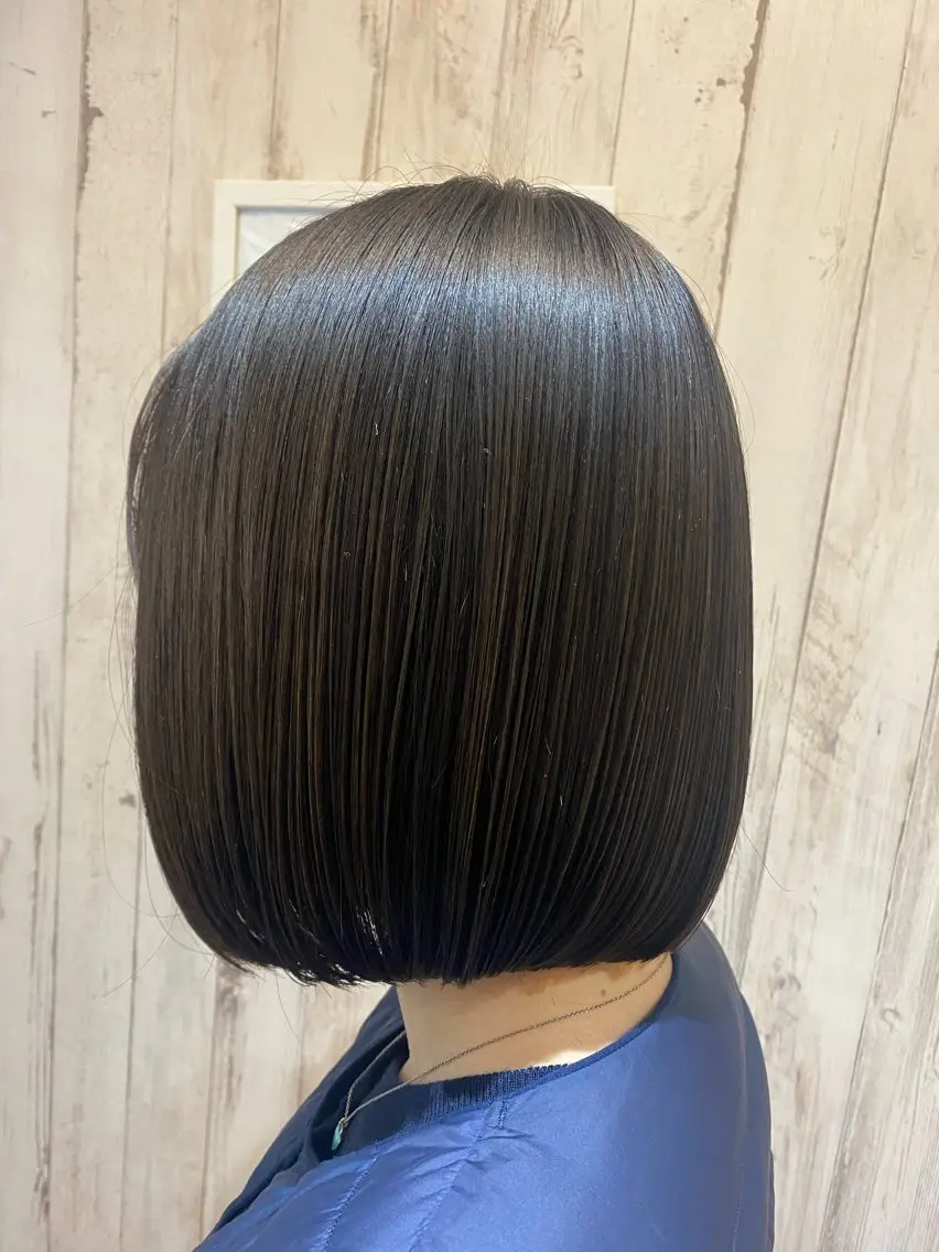ショート ✨似合わせボブ✨ 縮毛矯正のヘアスタイル