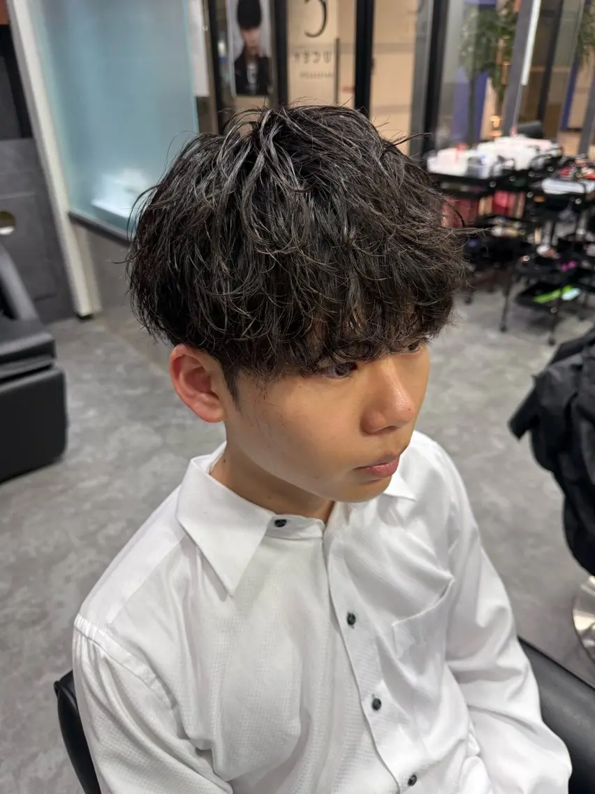 メンズ メンズパーマ 本田 有里のヘアスタイル