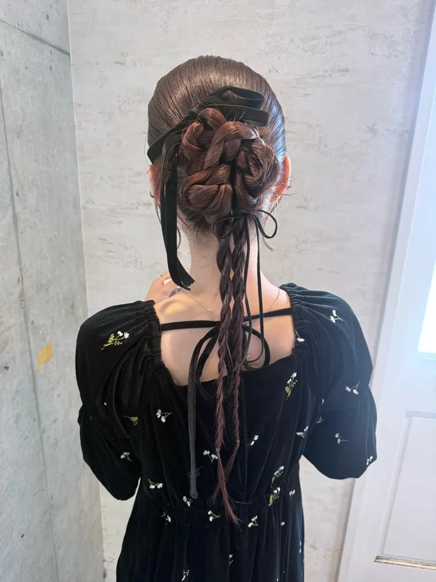 ヘアアレンジ ヘアセット 🎀ヘアセット/艶髪 /はやしほのか🎀のヘアスタイル