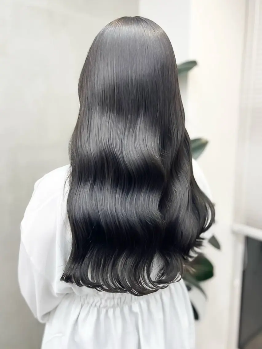 ロング カラー イルミナカラー 髪質改善 トリートメント カット ヘアカラー トリートメント 【店長】韓国ヘア/ 美髪ケア　野沢綾馬のヘアスタイル