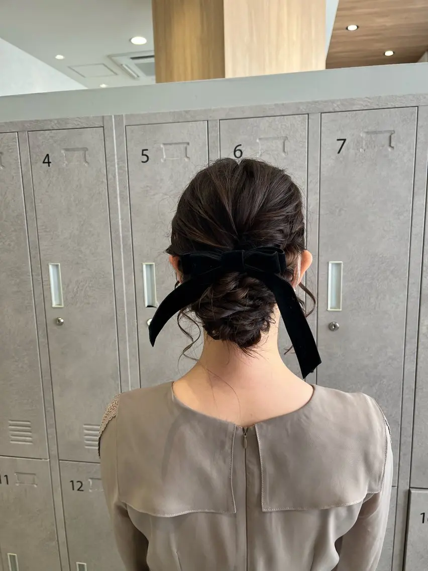 ヘアアレンジ ヘアセット 福島 果音のヘアスタイル
