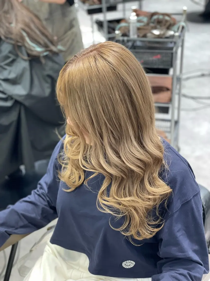 ロング トリートメント ヘアカラー トリートメント 👑最高級エクステ 👑新宿/タイセイのヘアスタイル