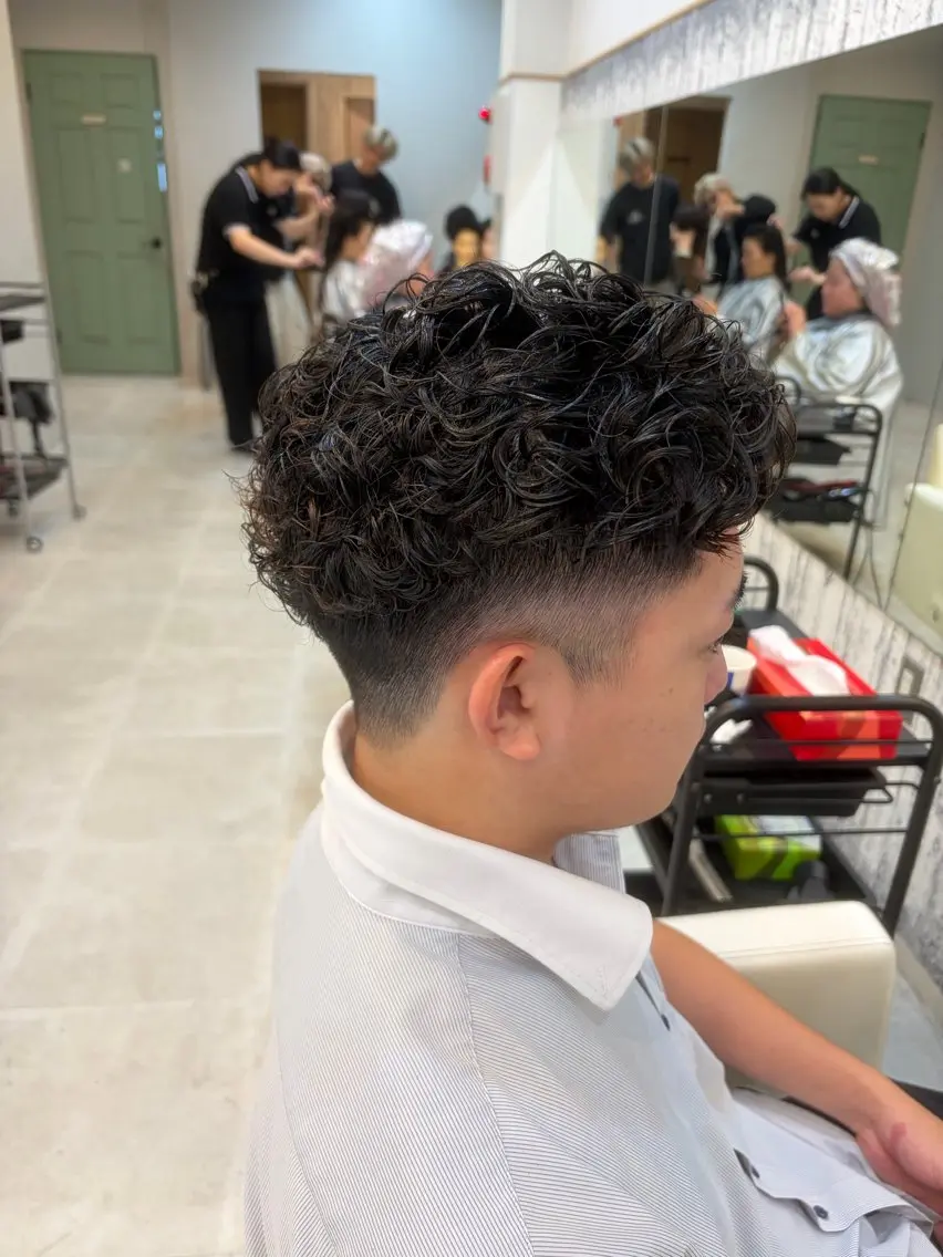 ショート パーマ カット パーマ りゅうせい /モデル募集中のヘアスタイル