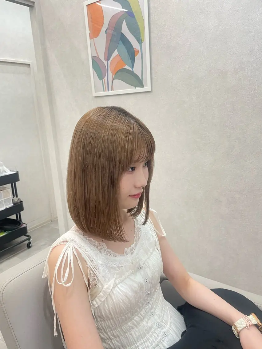 ショート ナチュラル🎀透明感 カラー/香香のヘアスタイル