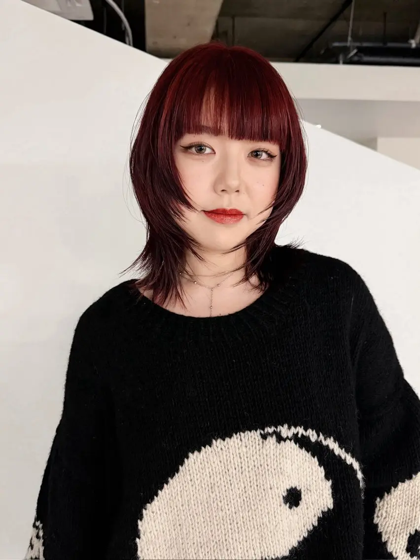 ✨柔らかく透ける透明感カラー+似合わせカット+トリートメントの写真