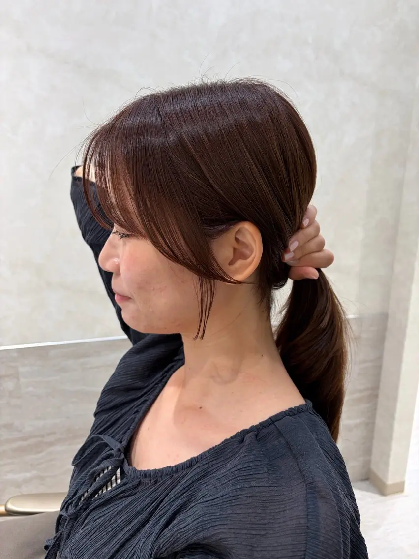 セミロング カラー カット ヘアカラー トリートメント Eleanor枚方店 KAORUのヘアスタイル