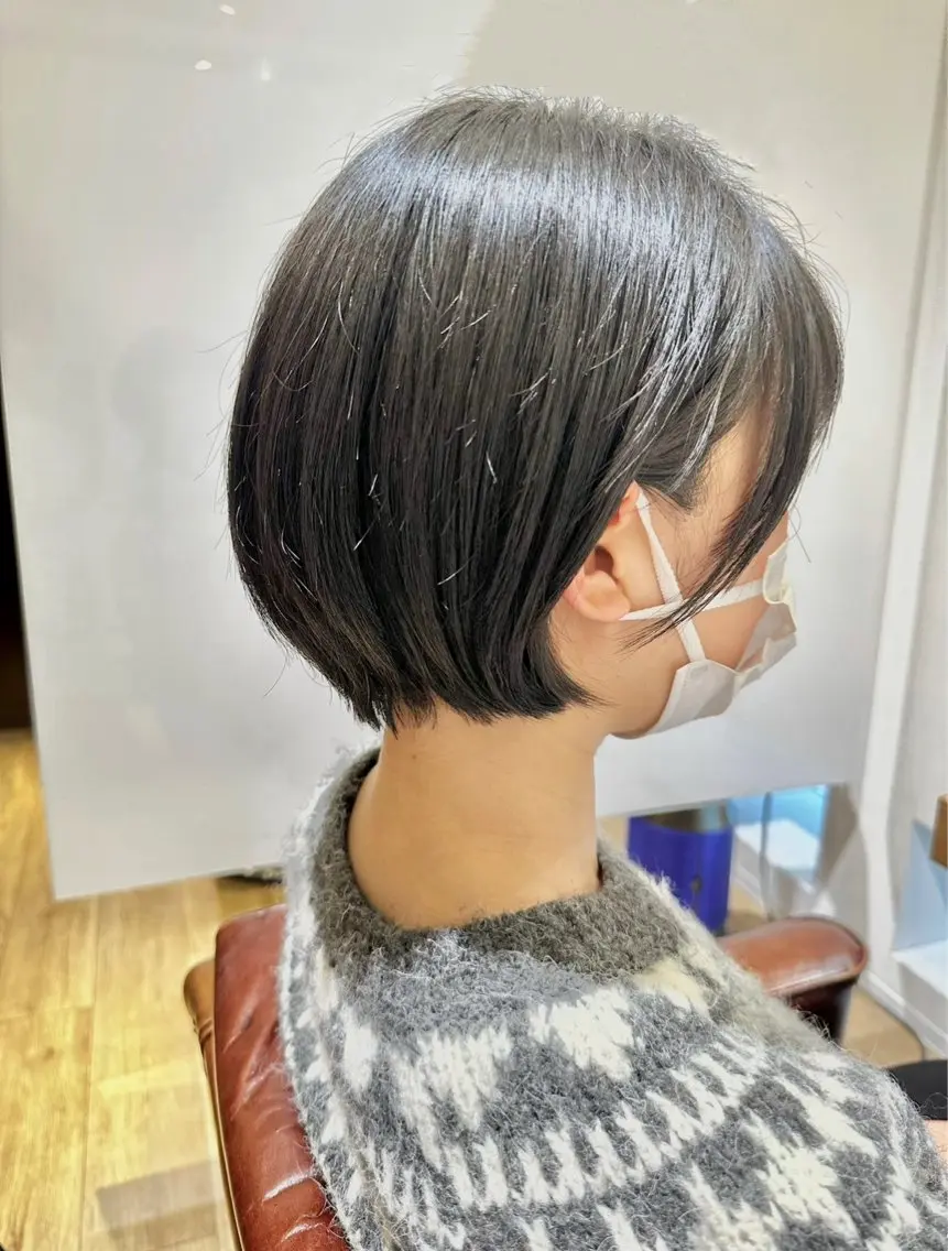 ショート ショートボブ ボブ ショートヘア 前田 加奈子のヘアスタイル