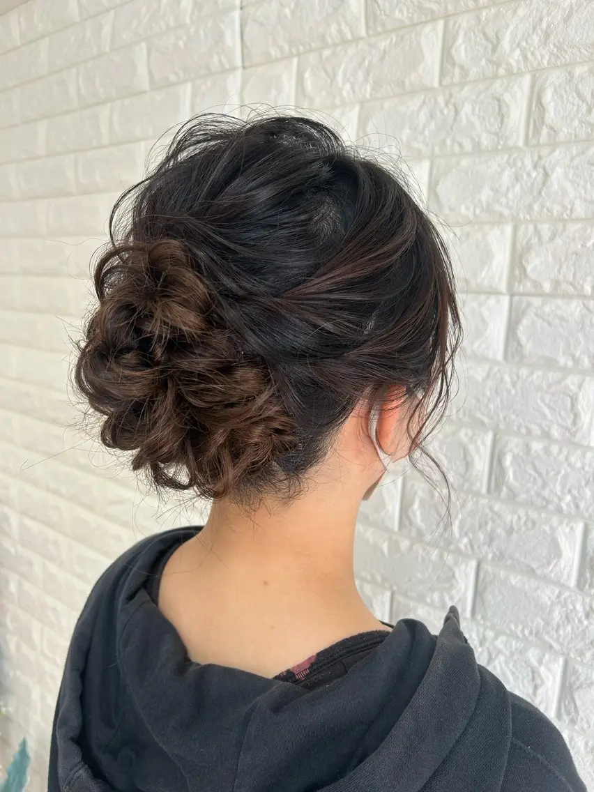 ヘアアレンジ 結婚式・ブライダル ヘアセット AMATERAS鈴木 友美のヘアスタイル