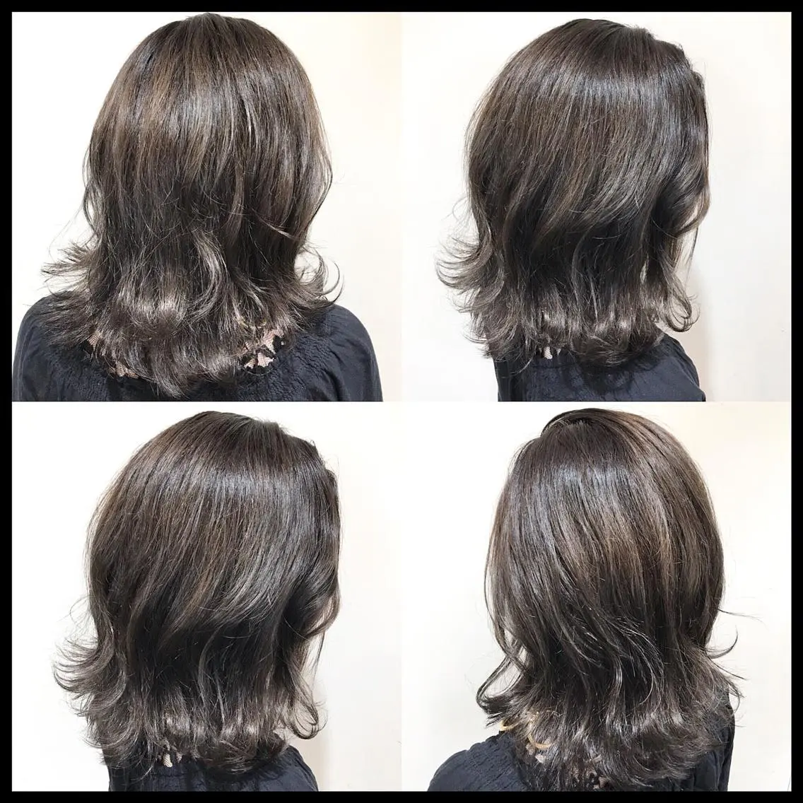 ミディアム カラー ブリーチ 透明感カラー 似合わせ/ カラー.岡田友仁のヘアスタイル