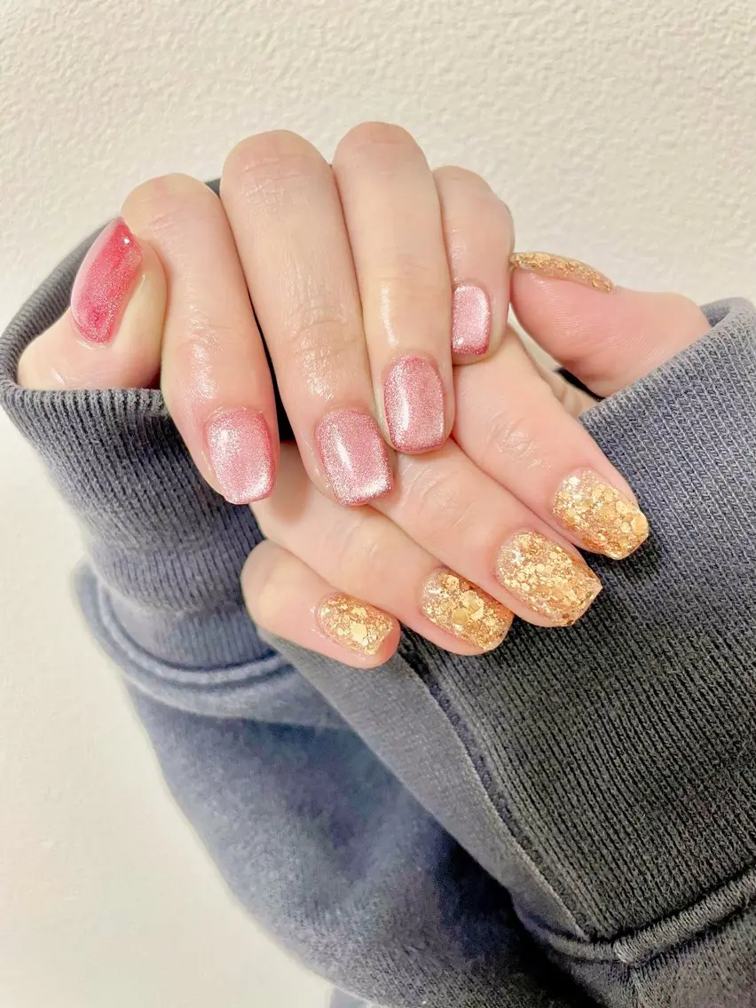 ネイル キラキラネイル はなねいる Hananailのネイルデザイン