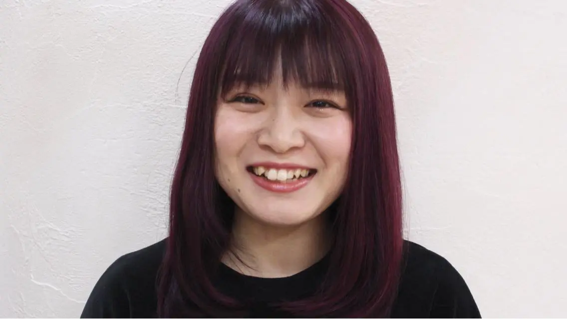 ミディアム カラー ポ コのヘアスタイル
