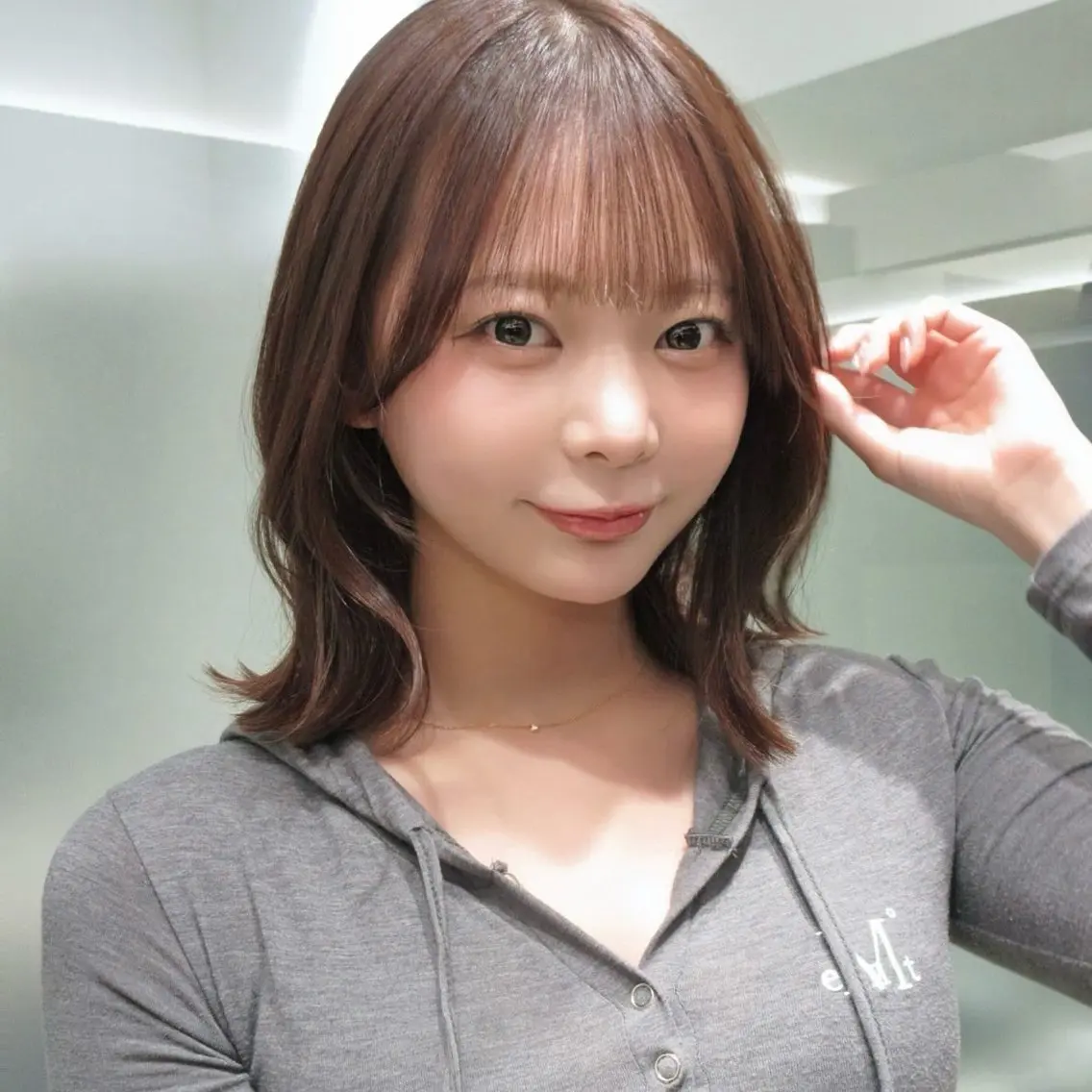 ミディアム 癖毛救済✂️ボブ /髪質改善ストレートのヘアスタイル